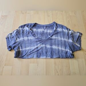American Eagle Soft And Sexy V-Neck Tie Dye Tee Size Small